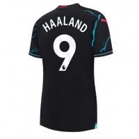 Koszulka piłkarska Manchester City Erling Haaland #9 Strój Trzeci dla kobiety 2023-24 tanio Krótki Rękaw